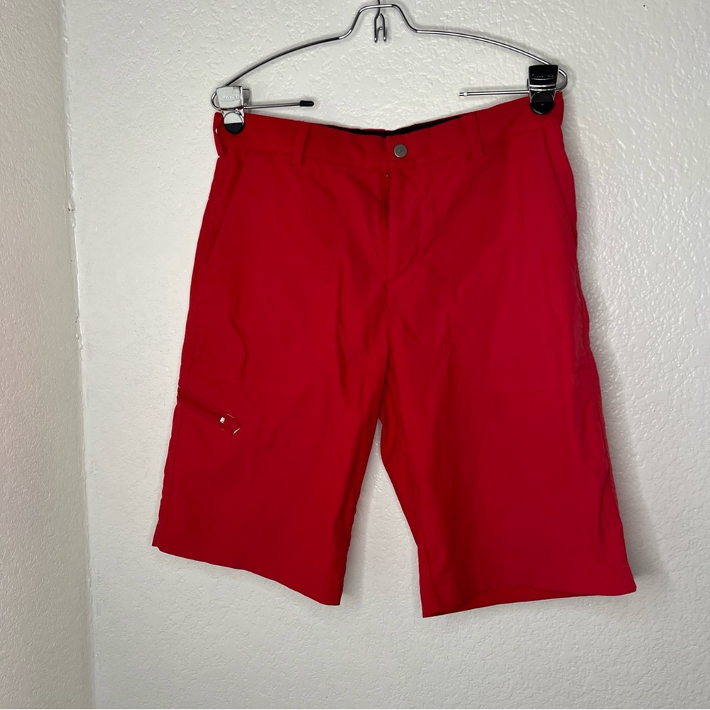 Nike Tiger Woods Collections Golf Dry Fit Shorts Red Performance Men's Size 30